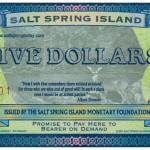 Salt Spring Five Dollar Bill