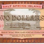Salt Spring Dollar $$2 bill